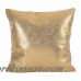 Everly Quinn Alejandre Shimmering Metallic Foil Throw Pillow EYQN2086